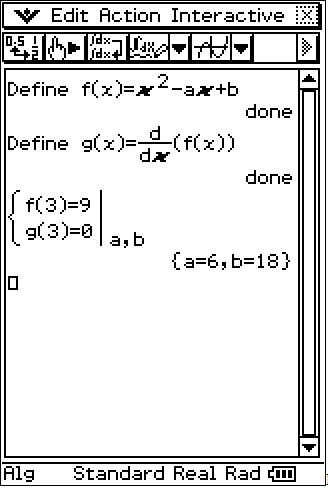 ClassPad Calculus Function
