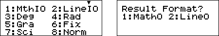 fx-82 Mathematical Output